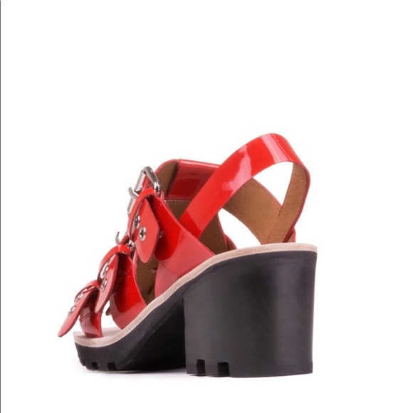 NIB Jeffrey Campbell Riveter Lugged Buckle Sandal - Picture 6 of 6